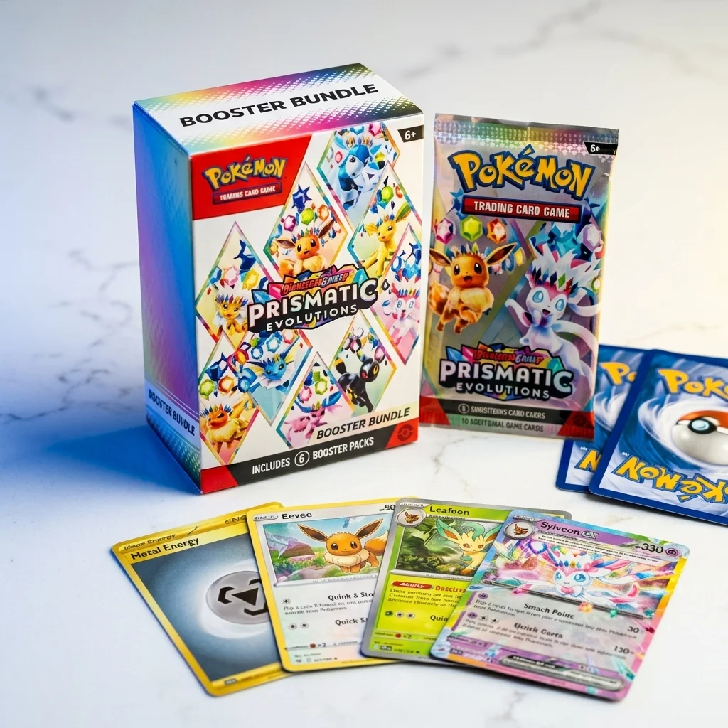 Primistic Evolution English Booster Bundle, Sealed Pokémon TCG Trading Card Collection, Collectible Card Game Gift
