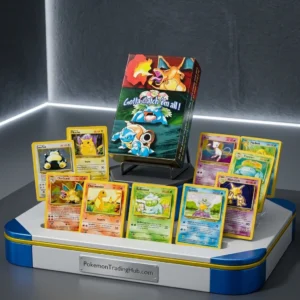 1996 Pokémon 1st Generation Card Set 151Pcs | Charizard Pikachu Mewtwo Blastoise | English Trading Card Collection