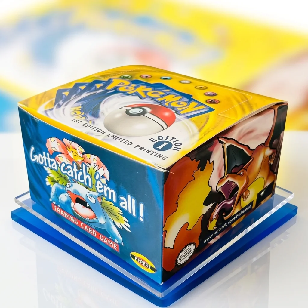 1st Edition Booster Box 36 Packs With Holographic Flash Cards Collectible Grade Premium Anime Collection TCG Box