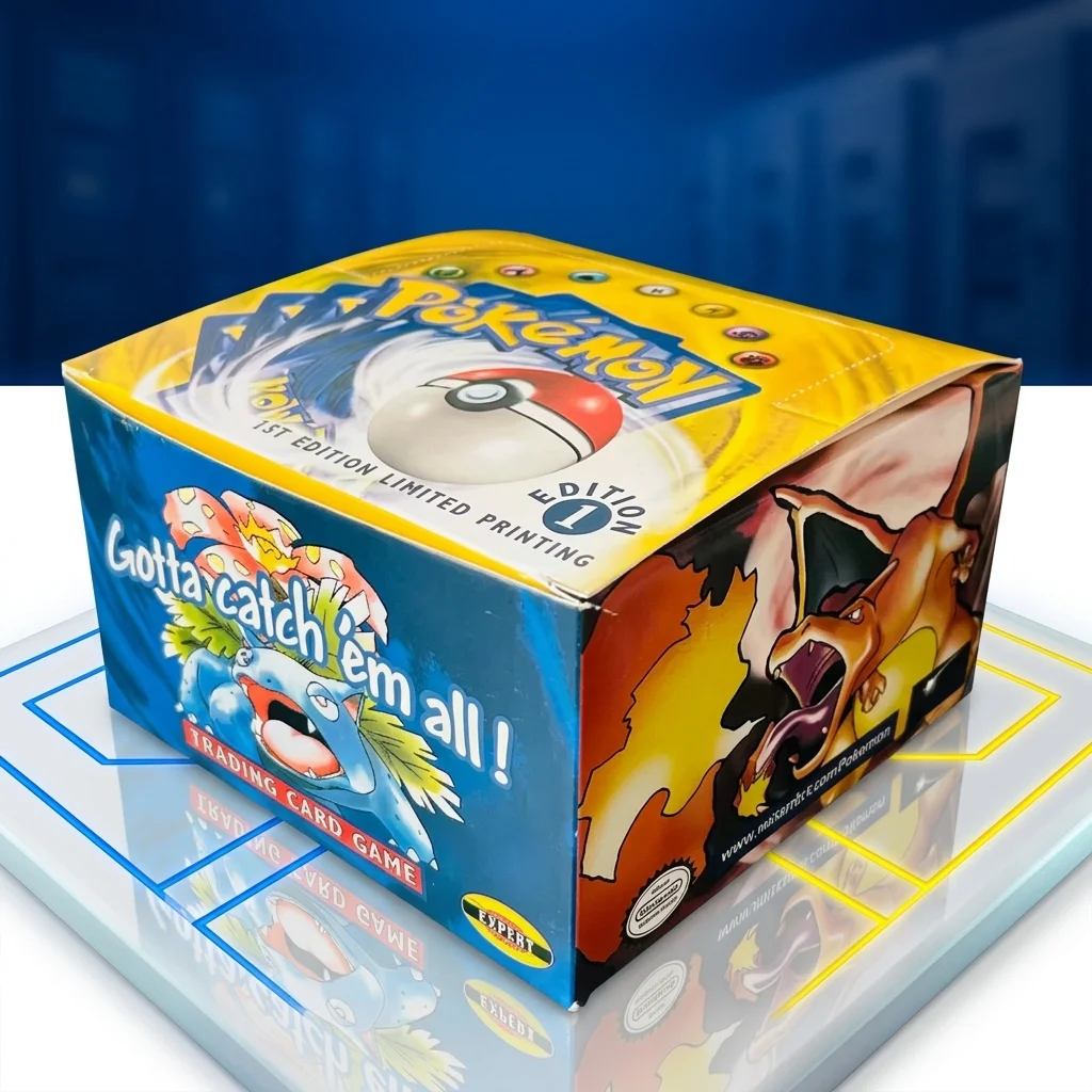 1st Edition Booster Box 36 Packs With Holographic Flash Cards Collectible Grade Premium Anime Collection TCG Box