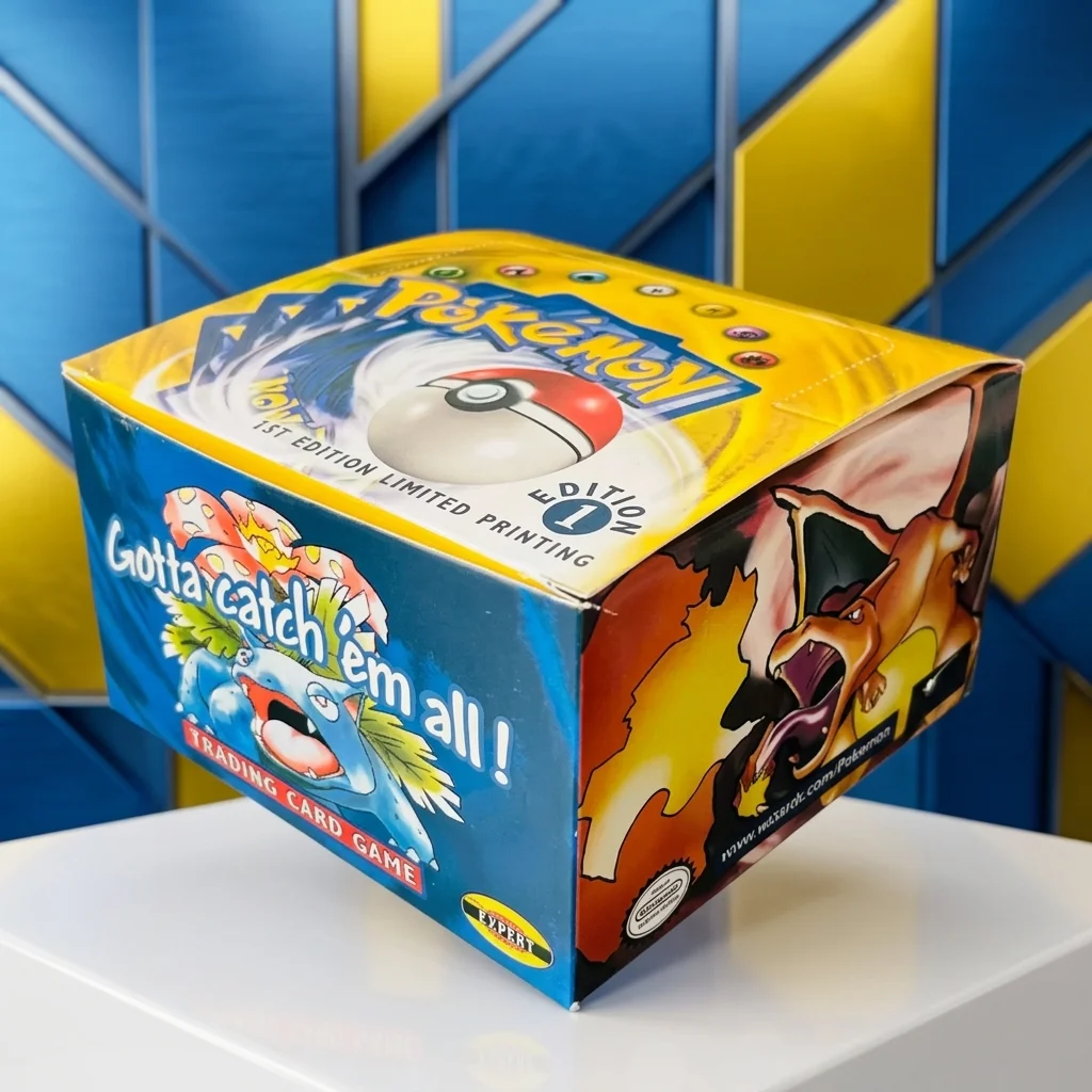 1st Edition Booster Box 36 Packs With Holographic Flash Cards Collectible Grade Premium Anime Collection TCG Box