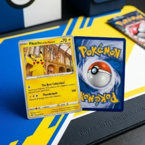 Pikachu At The Museum Black Star Promo Card